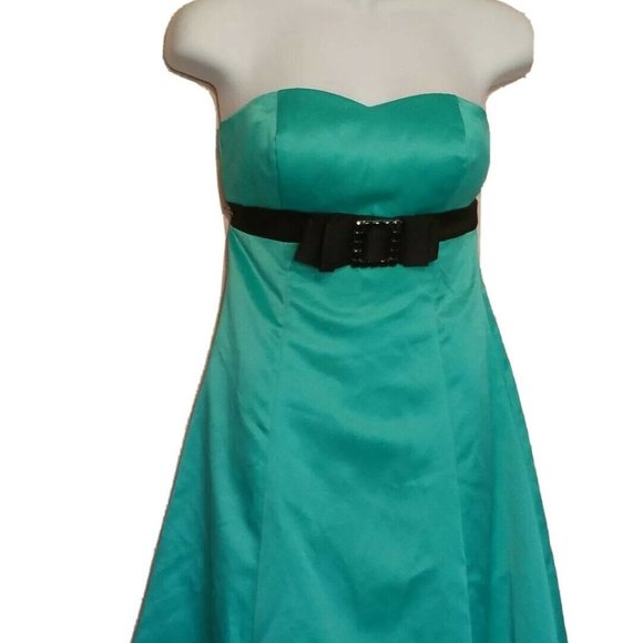 Morgan‎ & Company Womens Dress Gown 5/6 Turquoise - Picture 1 of 8